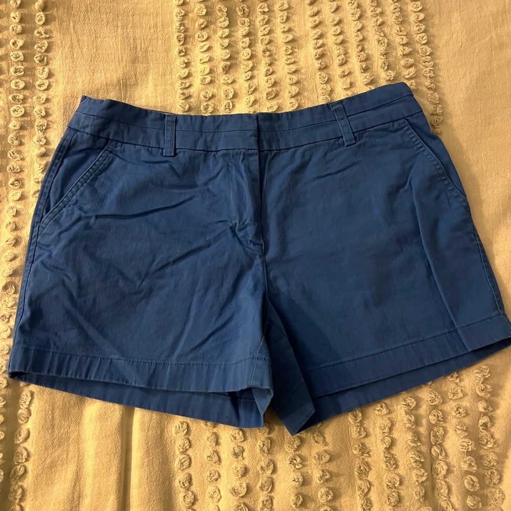 British Khaki Women's Blue Casual Shorts